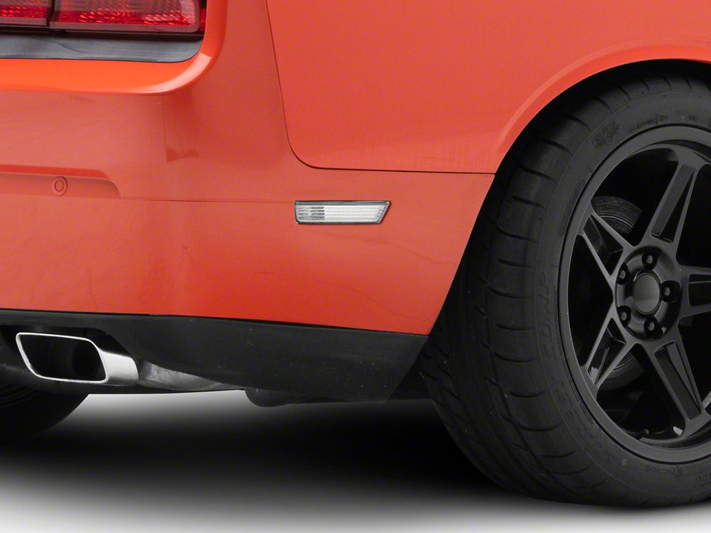 Raxiom Axial Series Side Marker Lamps; Clear (08-14 Challenger)