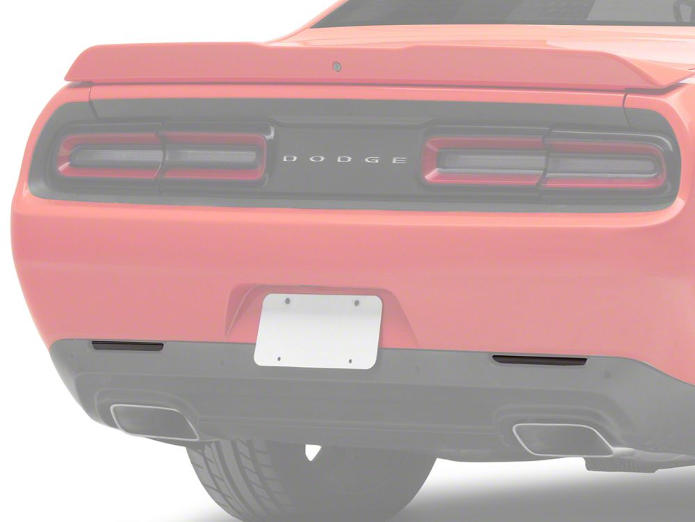 Raxiom Axial Series LED Rear Bumper Reflector Lamps; Smoked (15-23 Challenger)