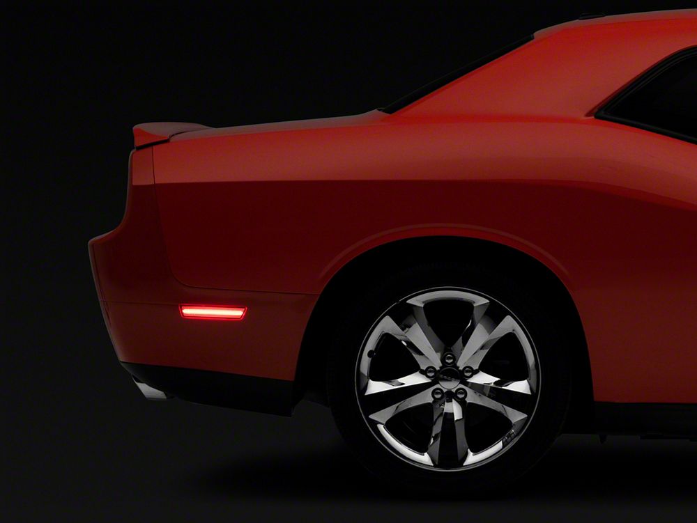 Raxiom Axial Series LED Rear Side Marker Lights; Clear (08-14 Challenger)