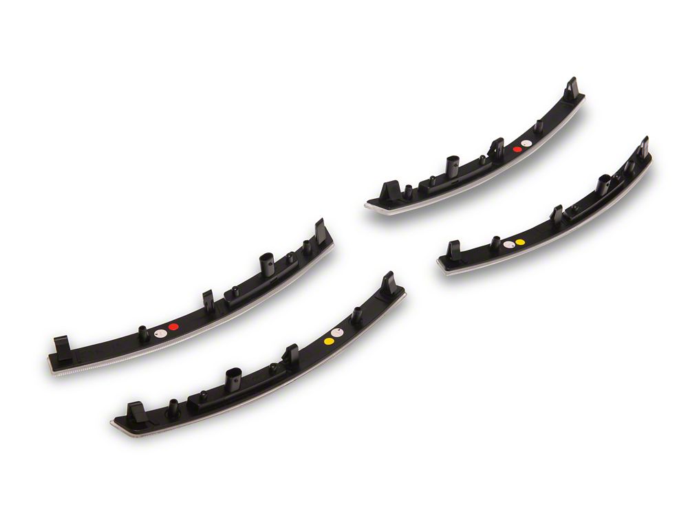 Raxiom Axial Series LED Side Markers; Clear (14-19 Corvette C7)