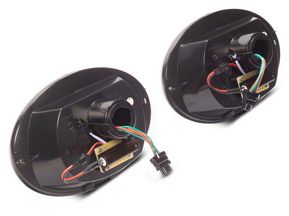 Raxiom Axial Series LED Tail Lights; Chrome Housing; Smoked Lens (97-04 Corvette C5)