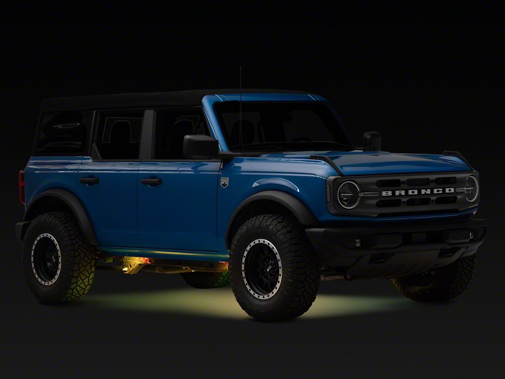 Raxiom Axial Series Multi-Color Underbody Rock Light Kit with Bluetooth Remote (Universal; Some Adaptation May Be Required)