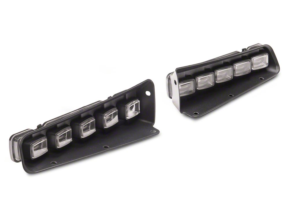 Raxiom 5-LED Fog Lights (21-25 Bronco w/ Modular Front Bumper, Excluding Raptor)