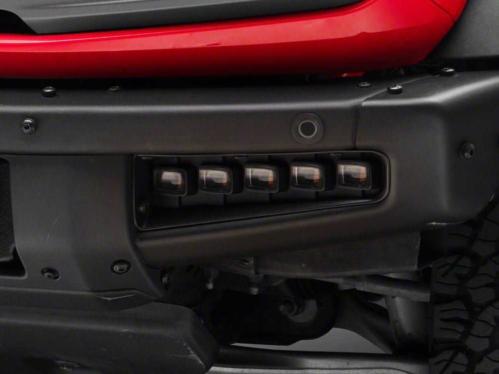 Raxiom 5-LED Fog Lights (21-25 Bronco w/ Modular Front Bumper, Excluding Raptor)