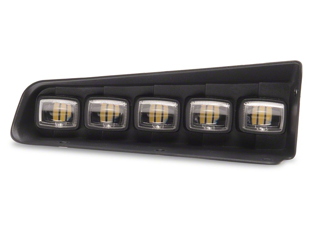 Raxiom 5-LED Fog Lights (21-25 Bronco w/ Modular Front Bumper, Excluding Raptor)