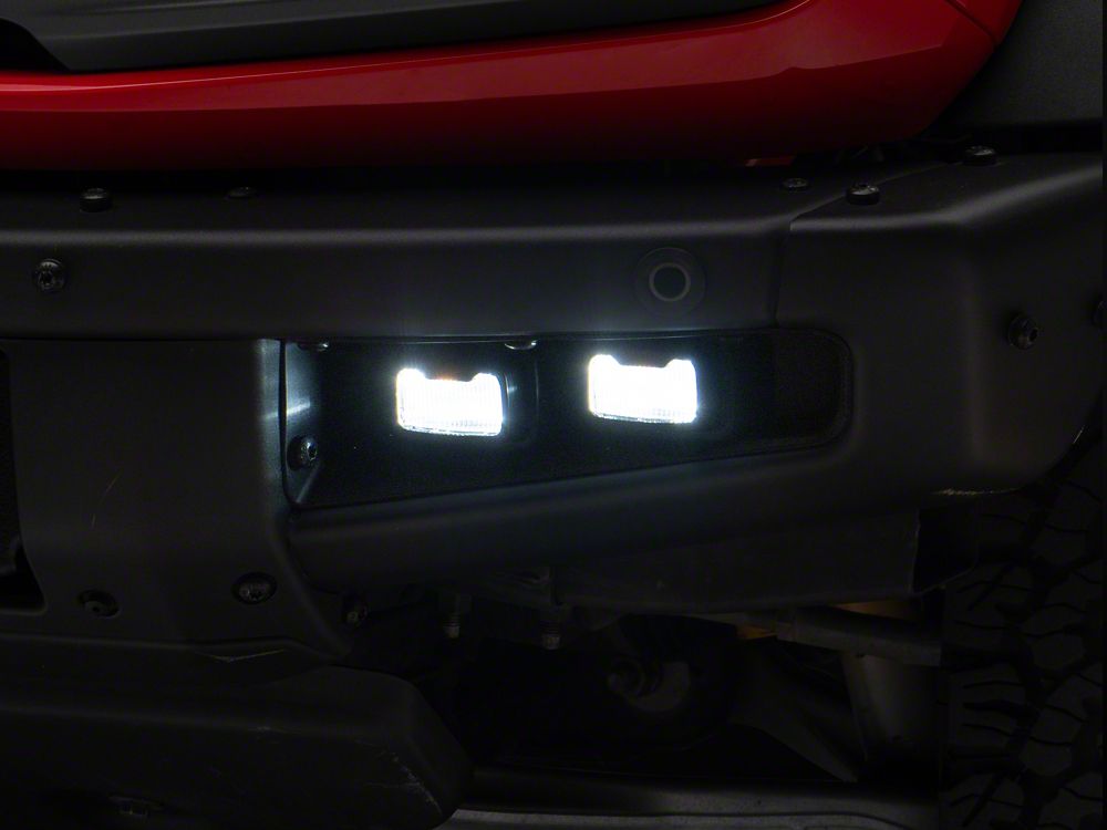 Raxiom LED Fog Lights (21-25 Bronco w/ Modular Front Bumper, Excluding Raptor)