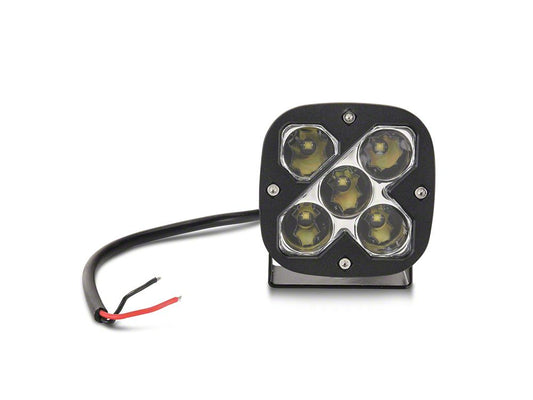 Raxiom 3-Inch Square High-Powered LED Light (Universal; Some Adaptation May Be Required)