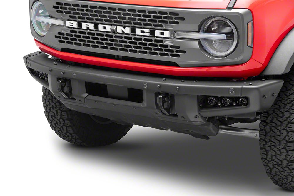 Raxiom Tri-Glo Bumper Mounted LED Fog Light Kit (21-25 Bronco w/ Modular Front Bumper)
