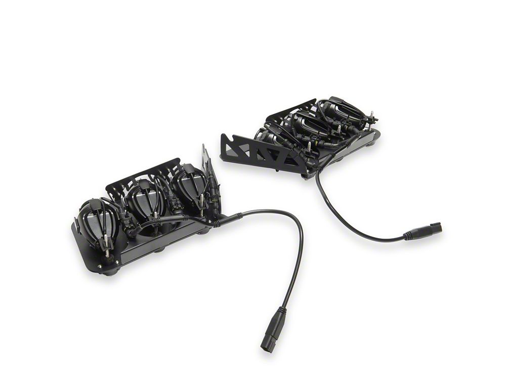 Raxiom Tri-Glo Bumper Mounted LED Fog Light Kit (21-25 Bronco w/ Modular Front Bumper)