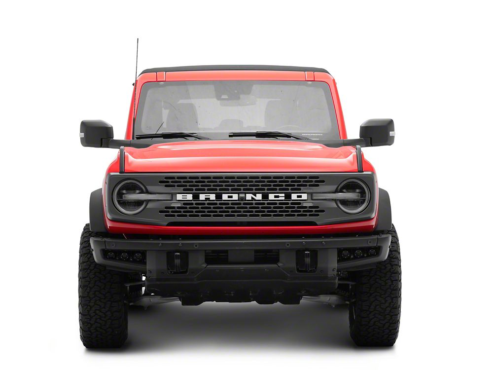 Raxiom Tri-Glo Bumper Mounted LED Fog Light Kit (21-25 Bronco w/ Modular Front Bumper)