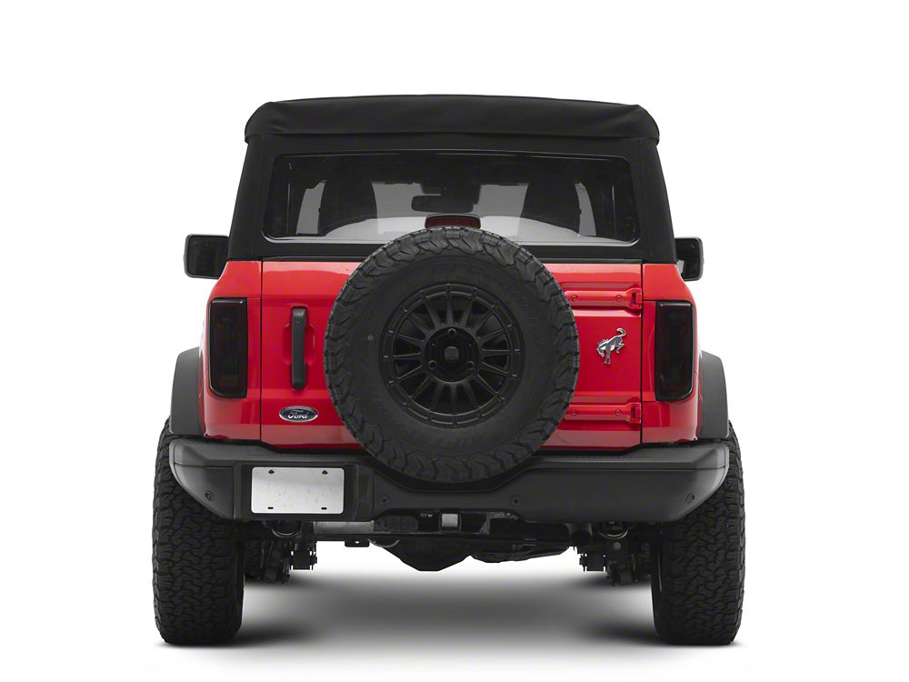 Raxiom Axial Series LED Tail Lights; Black Housing; Smoked Lens (21-25 Bronco w/ Factory Halogen Tail Lights)