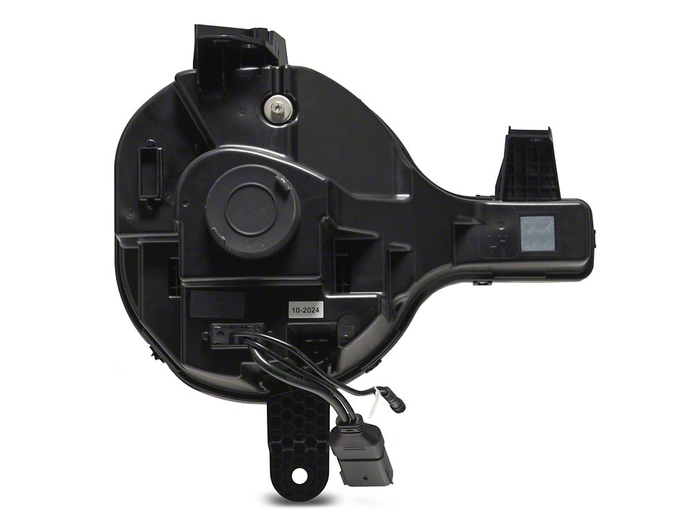 Raxiom LED Halo Headlights with White Backlight; Black Housing; Clear Lens (21-25 Bronco)