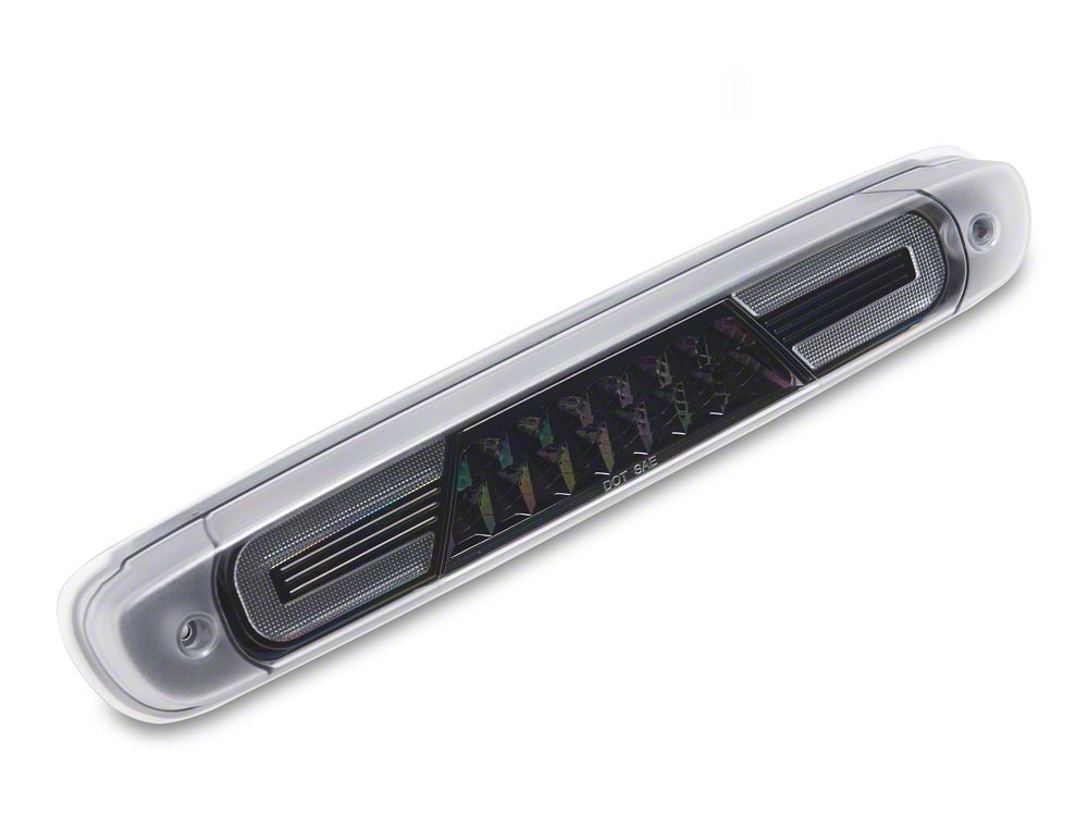 Raxiom V2 LED Third Brake Light; Black Housing; Clear Lens (07-14 Sierra 3500 HD)
