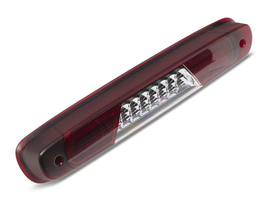 Raxiom V2 LED Third Brake Light; Chrome Housing; Red Lens (07-14 Sierra 3500 HD)