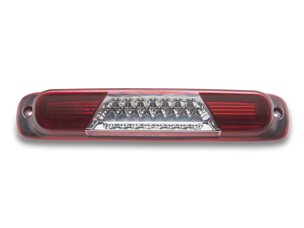 Raxiom Axial Series LED Third Brake Light; Clear/Red Lens (01-06 Sierra 3500 HD)