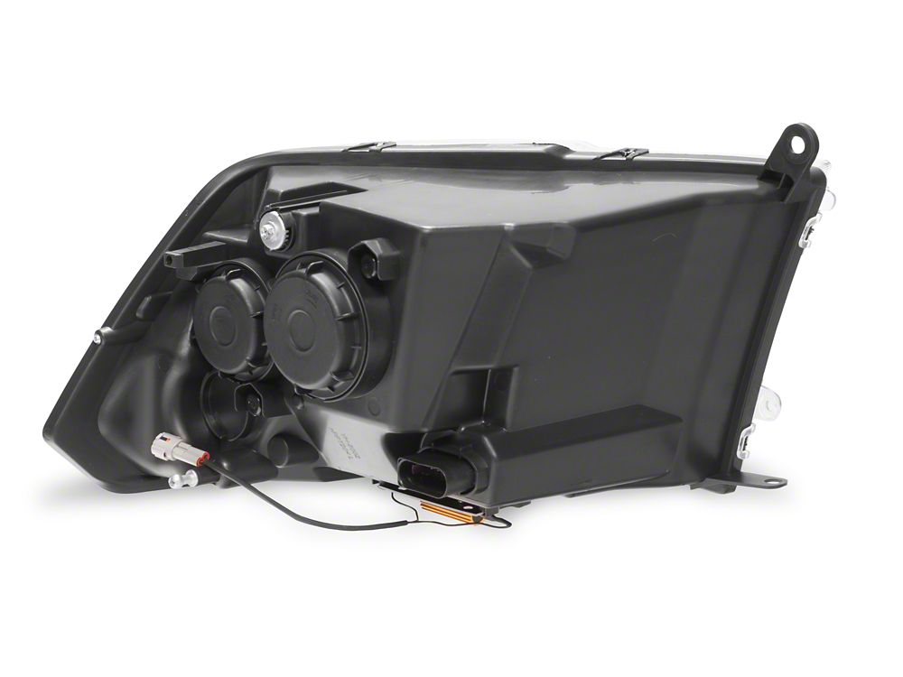 Raxiom LED Halo Surround Headlights; Black Housing; Clear Lens (10-18 RAM 2500)