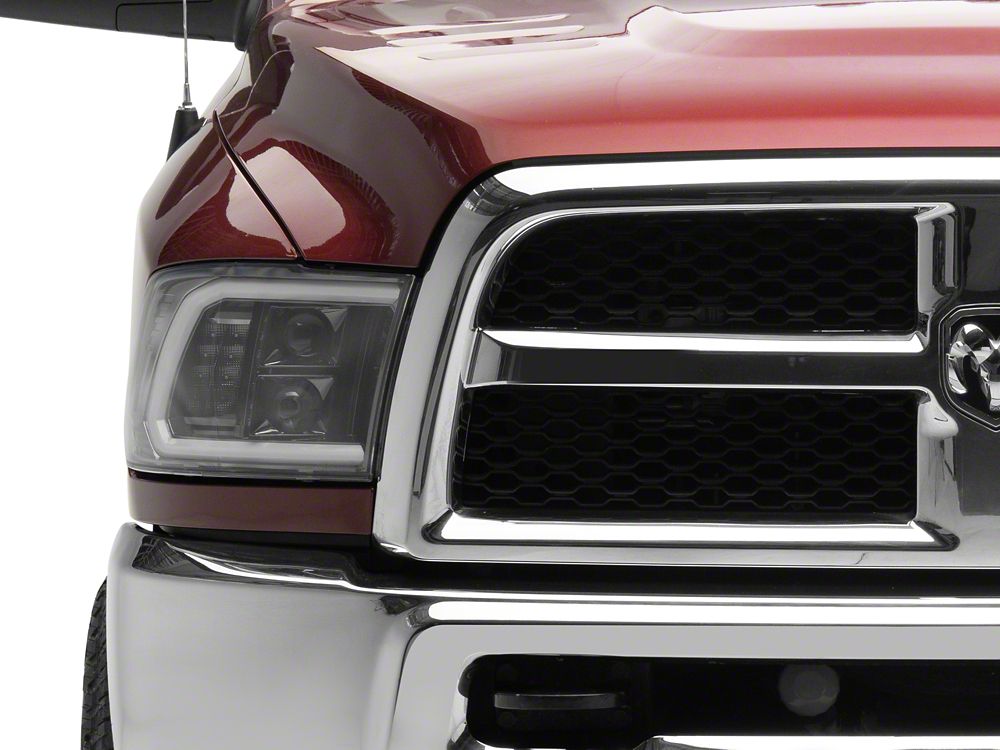 Raxiom LED Halo Surround Headlights; Black Housing; Clear Lens (10-18 RAM 2500)