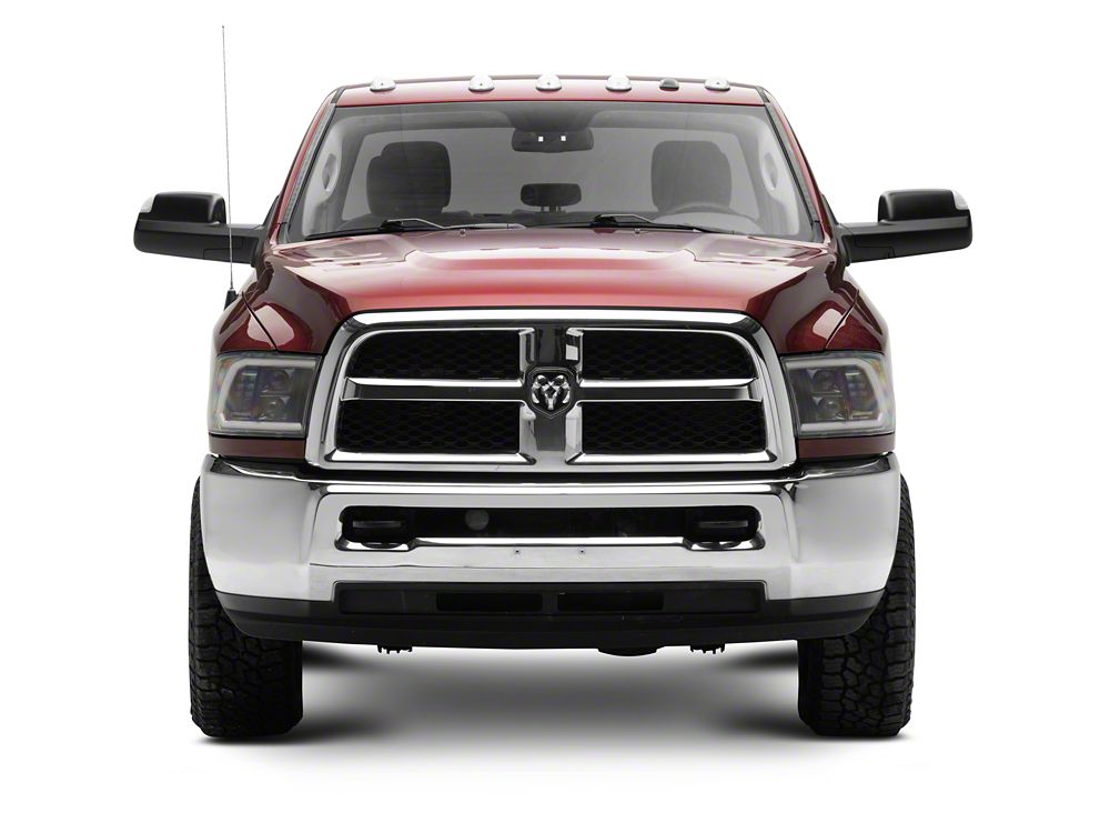 Raxiom LED Halo Surround Headlights; Black Housing; Clear Lens (10-18 RAM 2500)