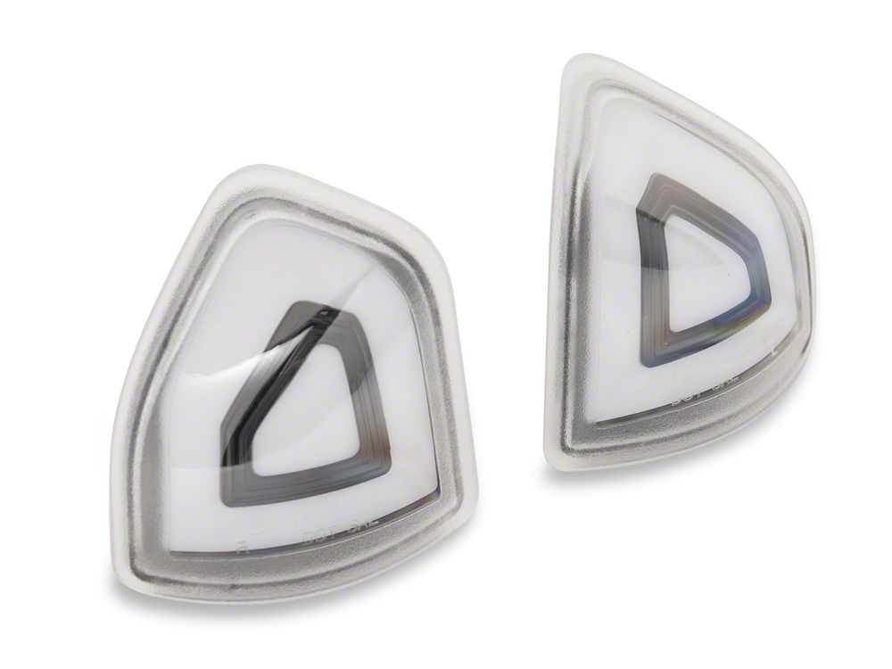 Raxiom Axial Series LED Mirror Turn Signal for OE 2-Pin Mirrors; Clear (10-18 RAM 2500)
