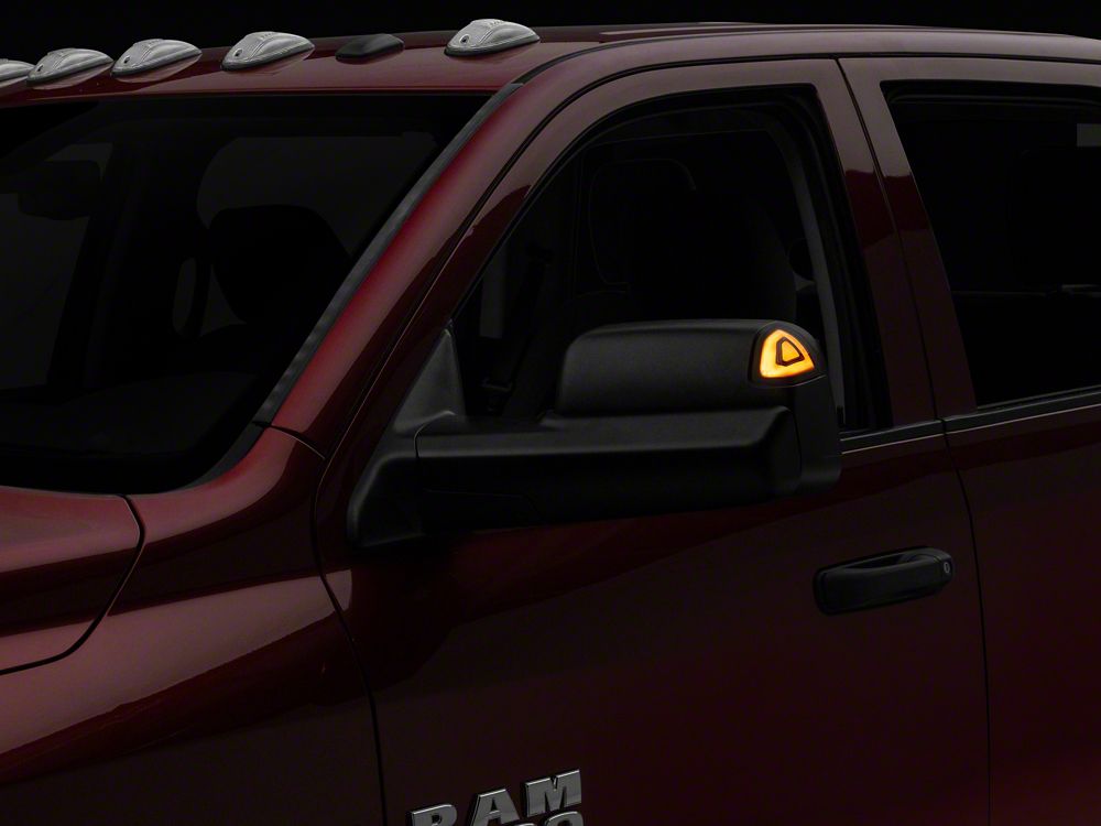 Raxiom Axial Series LED Mirror Turn Signal for OE 2-Pin Mirrors; Smoked (10-18 RAM 2500)
