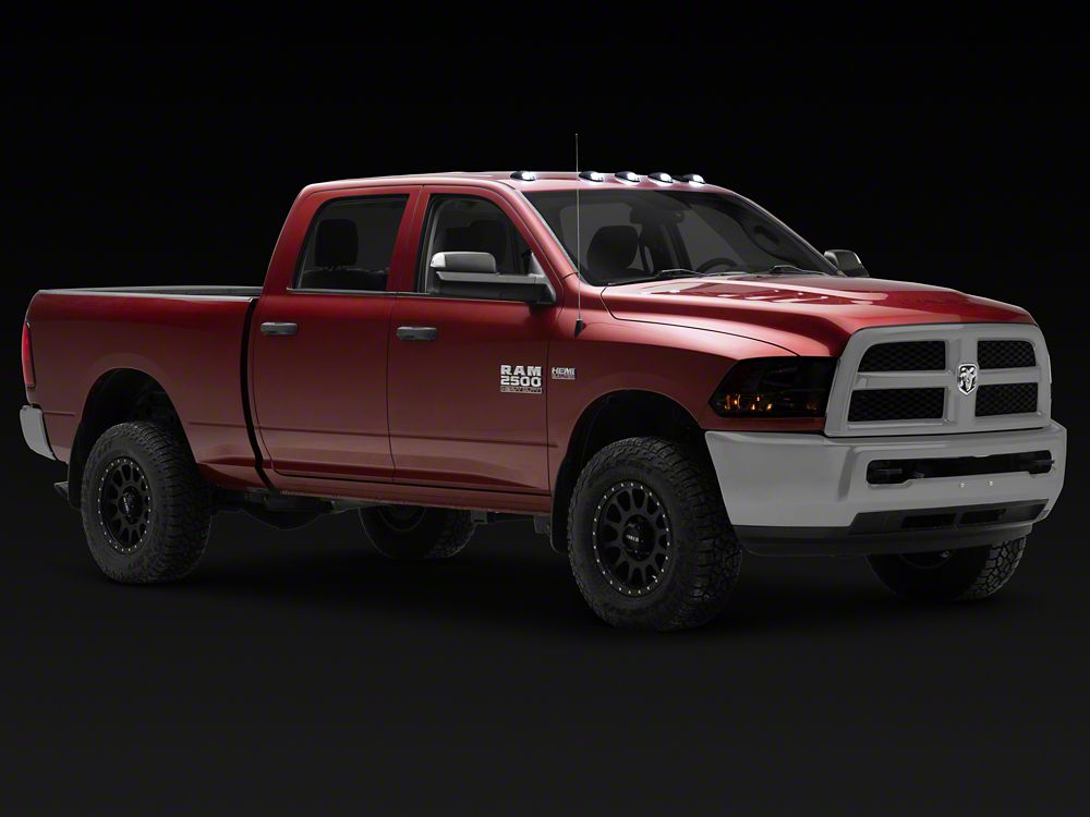 Raxiom Axial Series LED Cab Roof Clearance Lighting; White; Clear Lens (03-18 RAM 2500 w/ Factory Clearance Lights)