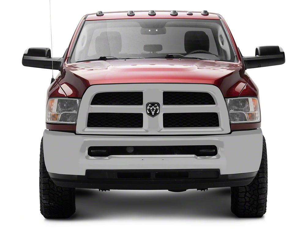Raxiom Axial Series LED Cab Roof Clearance Lighting; Amber; Smoked Lens (03-18 RAM 2500 w/ Factory Clearance Lights)
