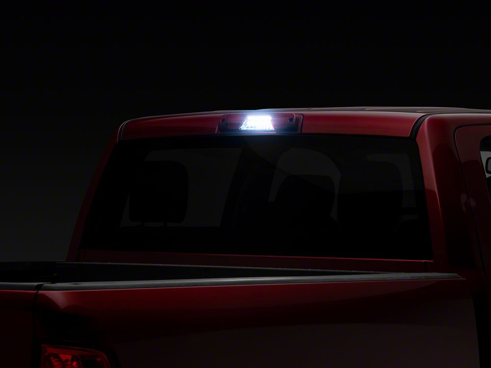 Raxiom V2 LED Third Brake Light; Chrome Housing; Red Lens (10-18 RAM 2500)