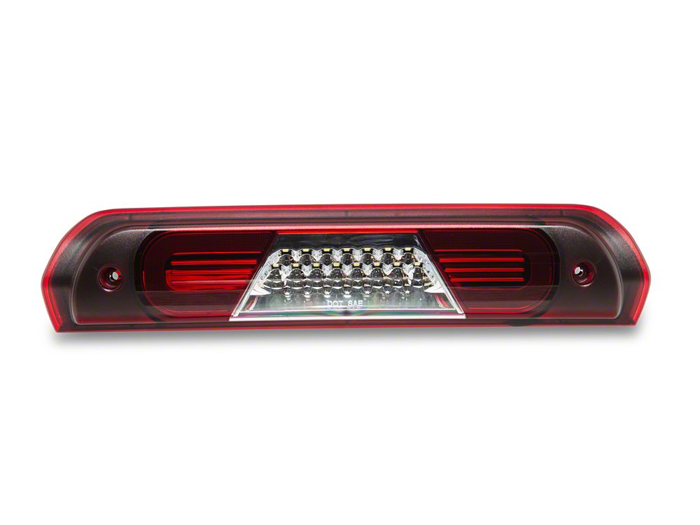 Raxiom V2 LED Third Brake Light; Chrome Housing; Red Lens (03-09 RAM 2500)