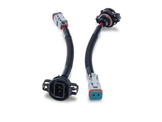 Raxiom Axial Series H16 to Deutsch Fog Light Wire Harness Adapter Set (10-18 Jeep Wrangler JK)