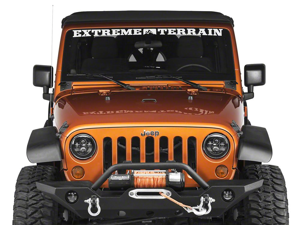 Raxiom Windshield Mounted Light Brackets (07-18 Jeep Wrangler JK)