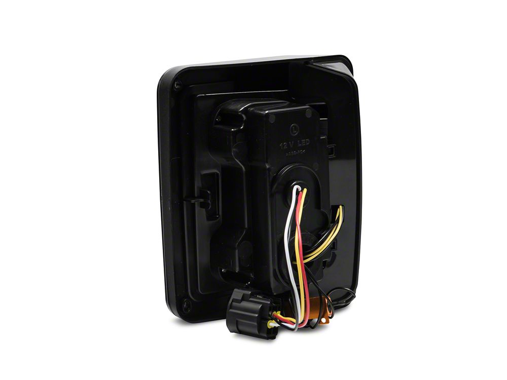 Raxiom LED Tail Lights; Black Housing; Smoked Lens (07-18 Jeep Wrangler JK)
