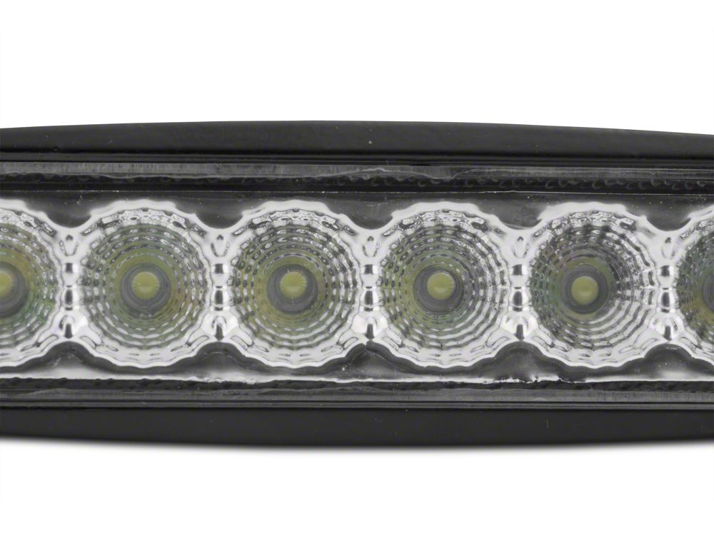 Raxiom 6-Inch Slim 6-LED Off-Road Light; Flood Beam (Universal; Some Adaptation May Be Required)