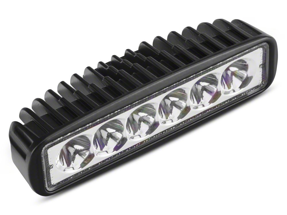 Raxiom 6-Inch Slim 6-LED Off-Road Light; Spot Beam (07-25 Jeep Wrangler JK & JL)