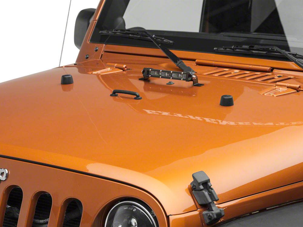 Raxiom 8-Inch Super Slim Single Row LED Light Bar; Spot/Spread Combo Beam (Universal; Some Adaptation May Be Required)