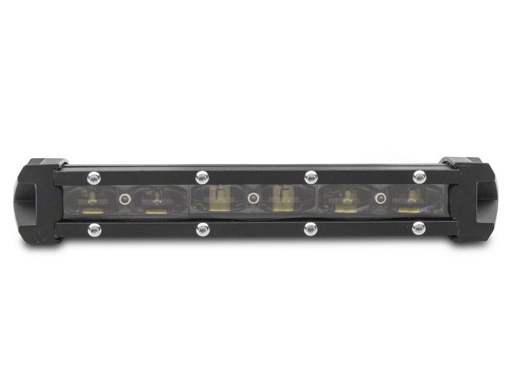 Raxiom 8-Inch Super Slim Single Row LED Light Bar; Spot/Spread Combo Beam (Universal; Some Adaptation May Be Required)