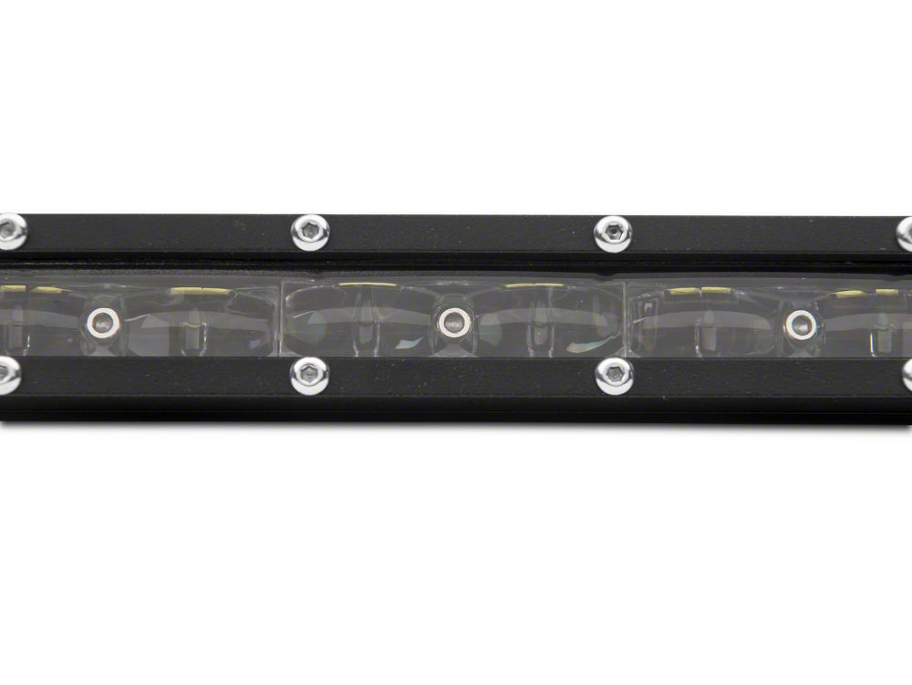 Raxiom 8-Inch Super Slim Single Row LED Light Bar; Spot/Spread Combo Beam (Universal; Some Adaptation May Be Required)