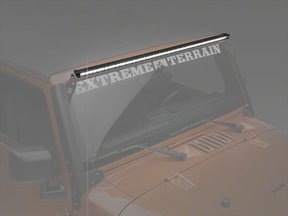 Raxiom 50 Inch Super Slim Single Row LED Light Bar; Spot/Spread Combo