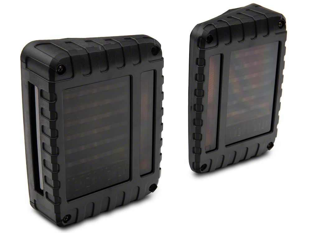 Raxiom LED Tail Lights; Black Housing; Smoked Lens (07-18 Jeep Wrangler JK)
