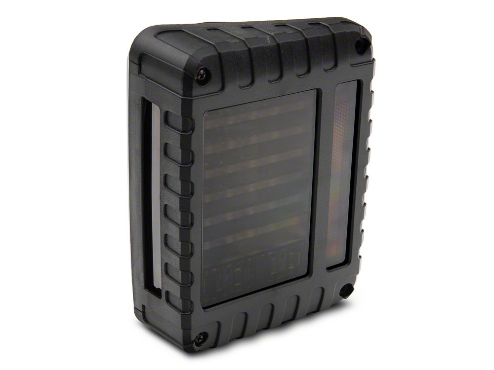 Raxiom LED Tail Lights; Black Housing; Smoked Lens (07-18 Jeep Wrangler JK)