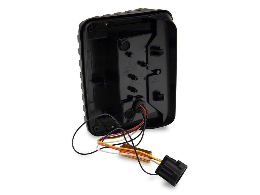 Raxiom LED Tail Lights; Black Housing; Smoked Lens (07-18 Jeep Wrangler JK)