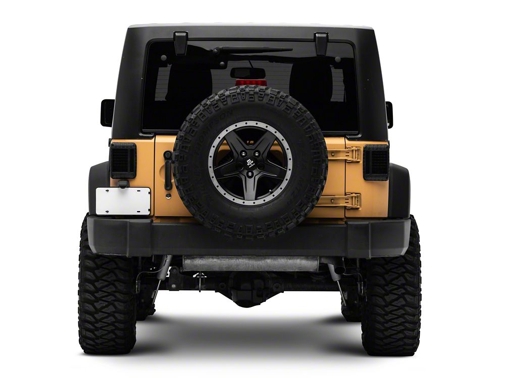 Raxiom LED Tail Lights; Black Housing; Smoked Lens (07-18 Jeep Wrangler JK)