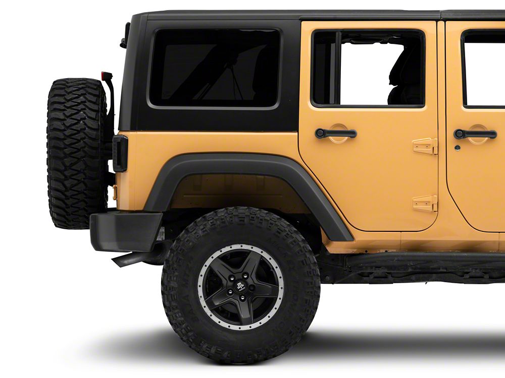 Raxiom LED Tail Lights; Black Housing; Smoked Lens (07-18 Jeep Wrangler JK)