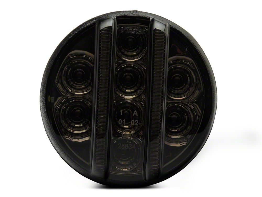 Raxiom Axial Series LED Front Turn Signals; Smoked (07-18 Jeep Wrangler JK)
