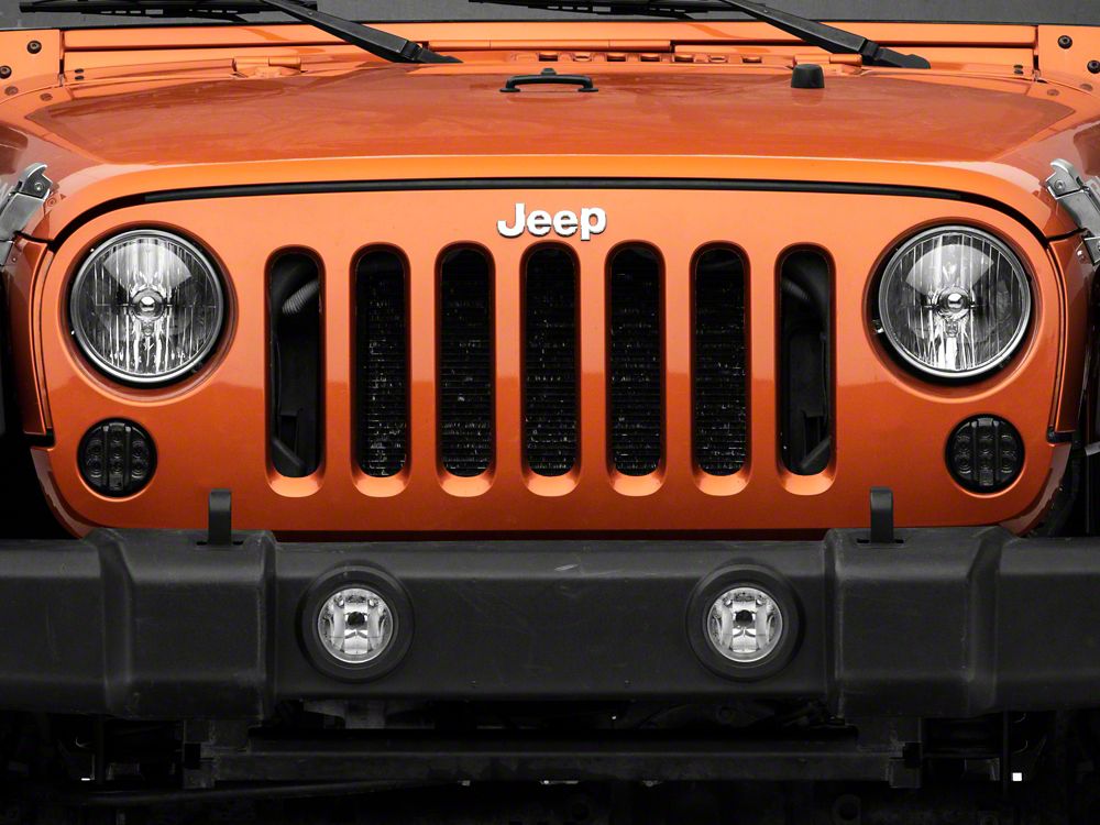 Raxiom Axial Series LED Front Turn Signals; Smoked (07-18 Jeep Wrangler JK)