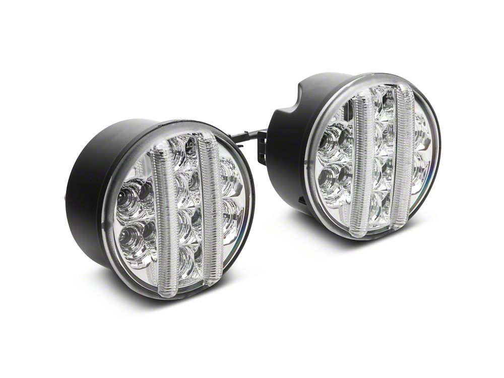 Raxiom Axial Series LED Front Turn Signals; Clear (07-18 Jeep Wrangler JK)