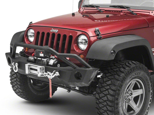 Raxiom Axial Series LED Side Marker Lights; Smoked (07-18 Jeep Wrangler JK)