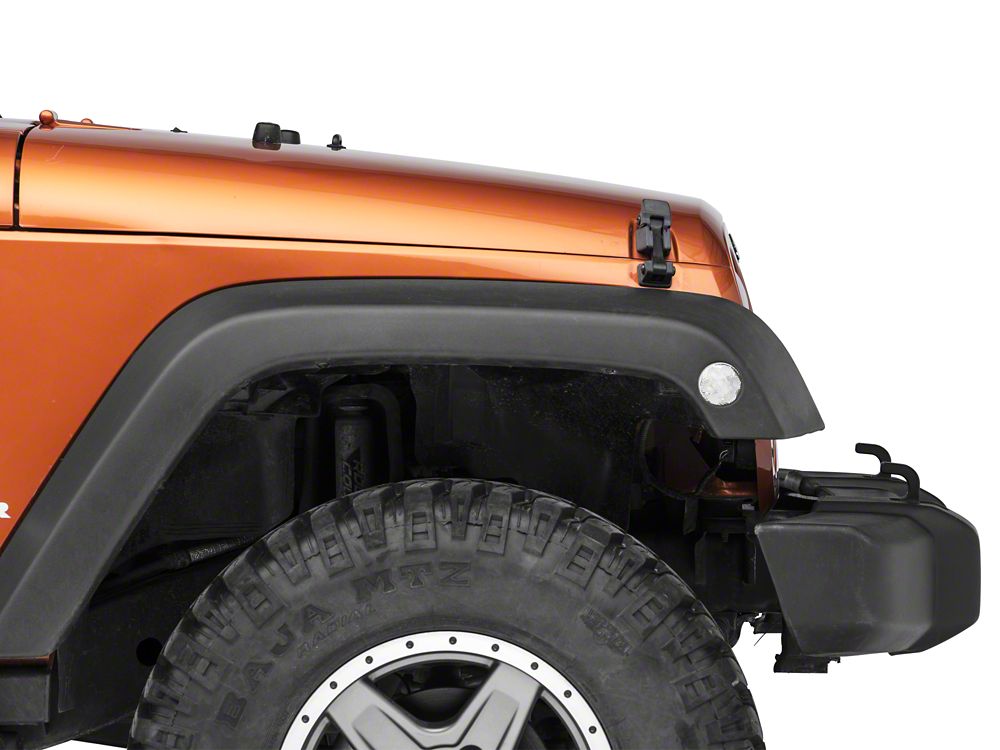 Raxiom Axial Series LED Side Marker Lights; Clear (07-18 Jeep Wrangler JK)