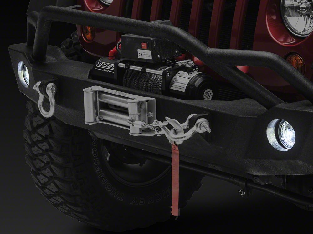 Raxiom Axial Series LED DRL Fog Lights (10-18 Jeep Wrangler JK)