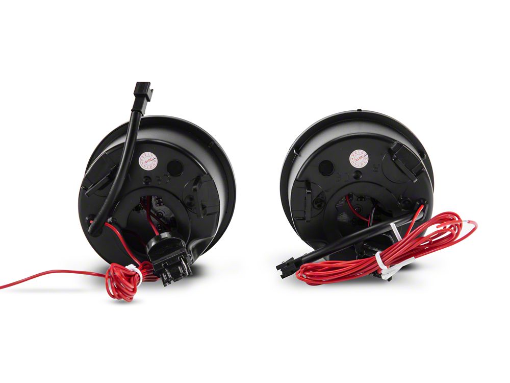 Raxiom Axial Series LED Turn Signals with Halo; Clear (07-18 Jeep Wrangler JK)