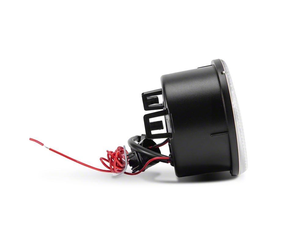 Raxiom Axial Series LED Turn Signals with Halo; Clear (07-18 Jeep Wrangler JK)